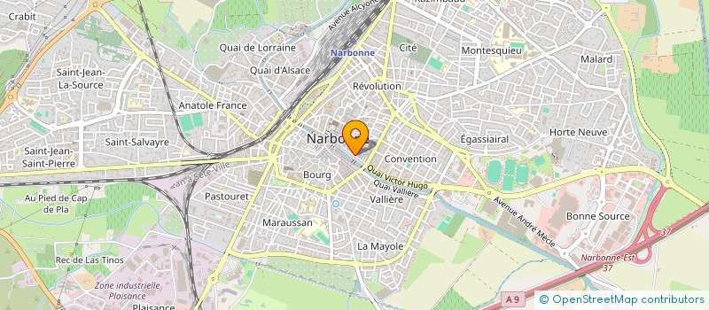 localisation de l'entreprise SCI DU PONT DE DAVID  NARBONNE