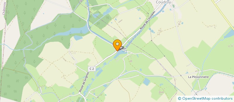 localisation de l'entreprise SCI DU PONT DE GRIGNON  VIEILLES-MAISONS-SUR-JOUDRY