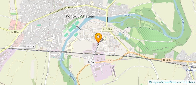 localisation de l'entreprise SCI DU PONT DE L'EGUE  PONT-DU-CHATEAU