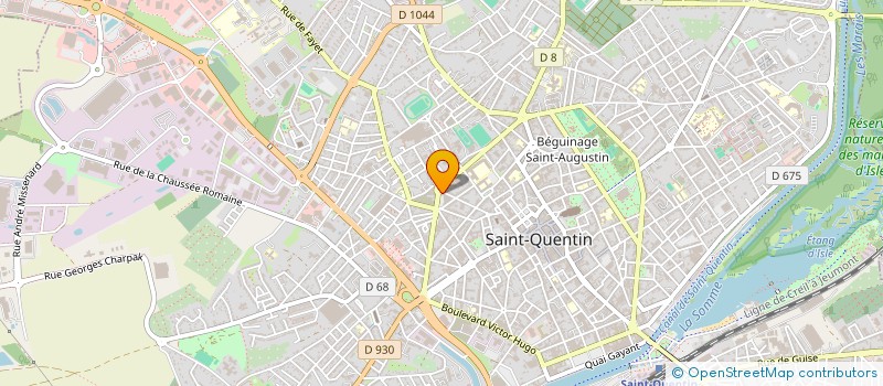 localisation de l'entreprise SCI DU PONT DE L OISE à SAINT-QUENTIN