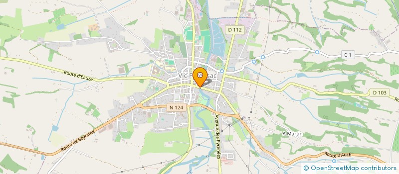 localisation de l'entreprise SCI DU PONT DE L'OSSE à VIC-FEZENSAC