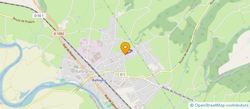 localisation de l'entreprise SCI DU PONT DE LA LOIRE  BALBIGNY