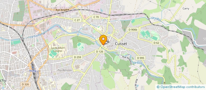 localisation de l'entreprise SCI DU PONT DE LA MERE à CUSSET