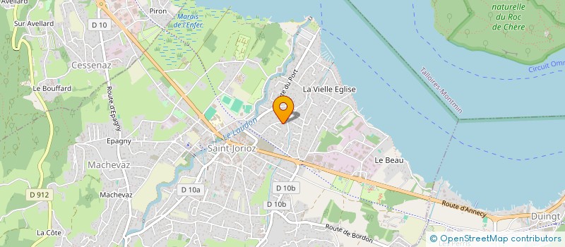 localisation de l'entreprise SCI DU PONT DE LAUDON à SAINT-JORIOZ