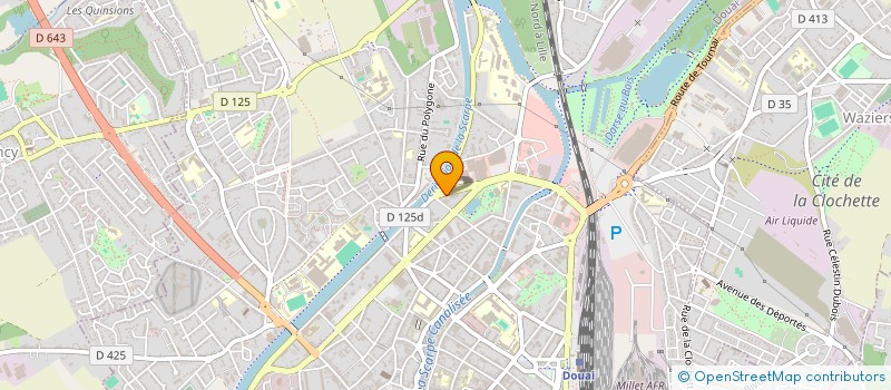 localisation de l'entreprise SCI DU PONT DE LILLE HABITAT à DOUAI