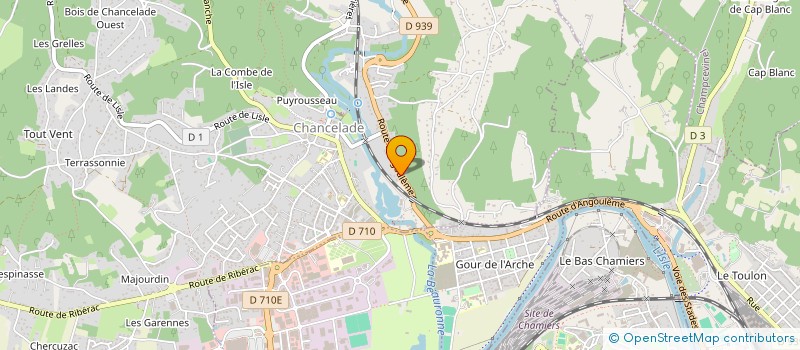 localisation de l'entreprise SCI DU PONT DE MAMOU  CHANCELADE