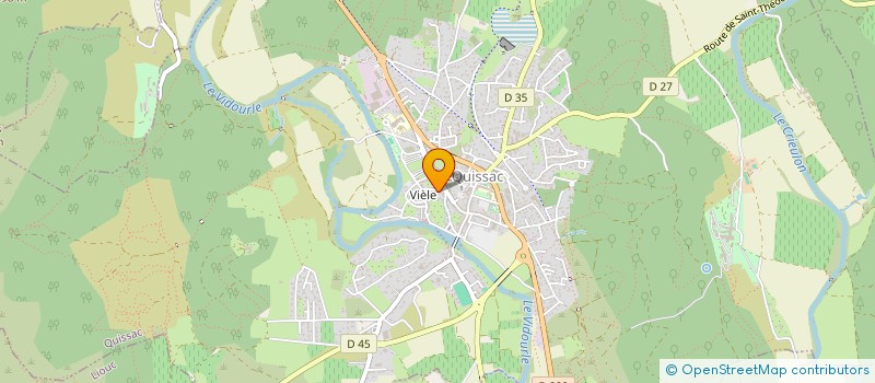 localisation de l'entreprise SCI DU PONT DE MASORINE  QUISSAC