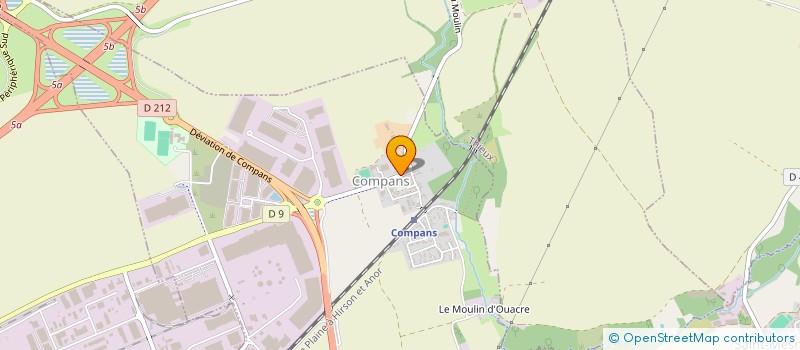 localisation de l'entreprise SCI DU PONT DE MITRY  COMPANS