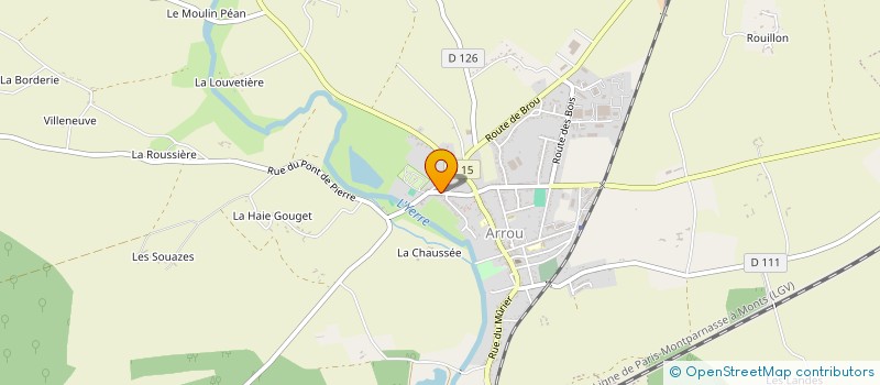 localisation de l'entreprise SCI DU PONT DE PIERRE à VALD'YERRE