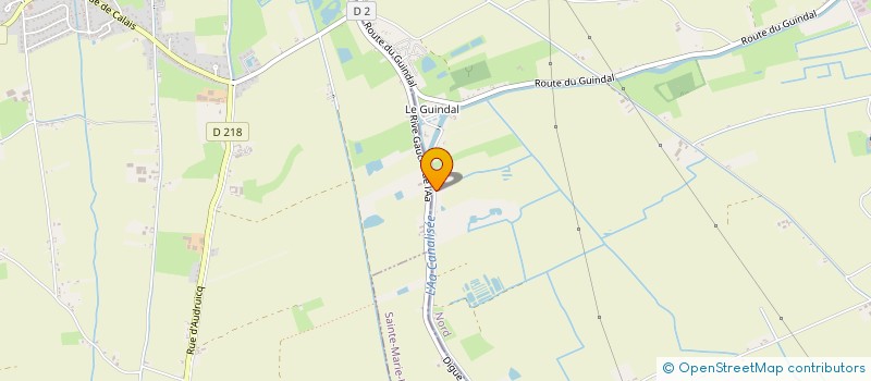 localisation de l'entreprise SCI DU PONT DE QUATHOVE  SAINT-PIERRE-BROUCK