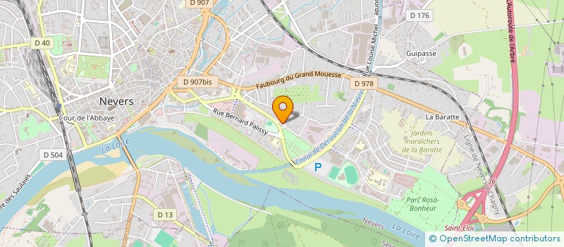 localisation de l'entreprise SCI DU PONT DE ROMENAY à NEVERS