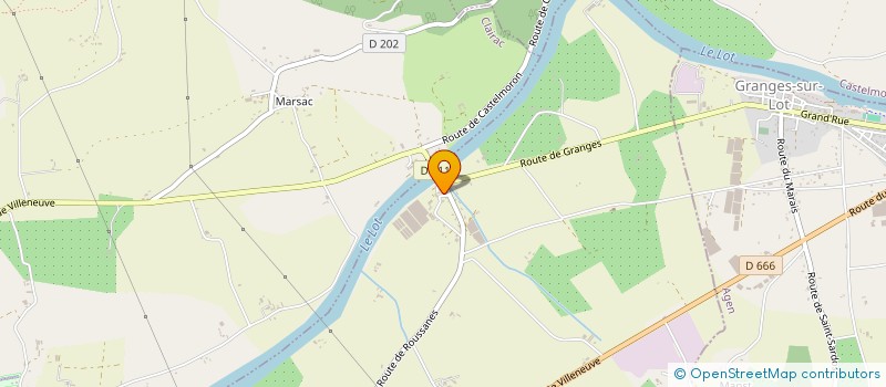 localisation de l'entreprise SCI DU PONT DE SAGE  LAFITTE-SUR-LOT