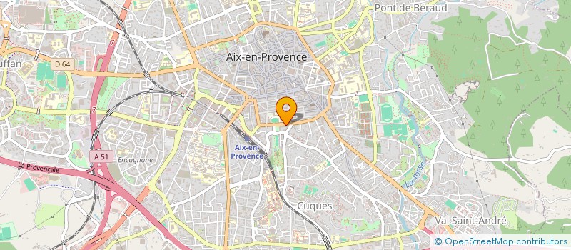 localisation de l'entreprise SCI DU PONT DE SAINT CLOUD  AIX-EN-PROVENCE