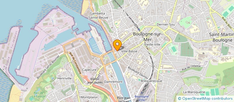 localisation de l'entreprise SCI DU PONT DE SERVICE  OUTREAU