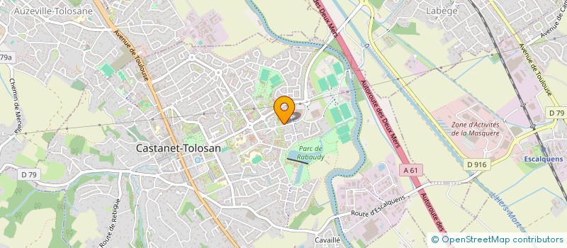 localisation de l'entreprise SCI DU PONT DE TUILE à CASTANET-TOLOSAN