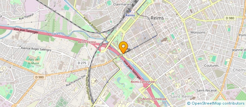 localisation de l'entreprise SCI DU PONT DE VESLE  REIMS