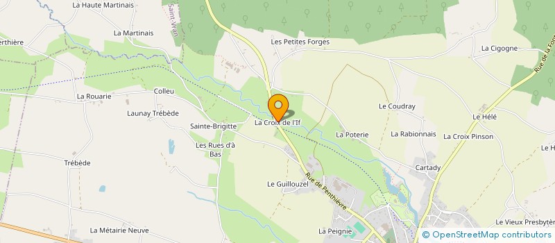 localisation de l'entreprise SCI DU PONT DES FORGES  MERDRIGNAC