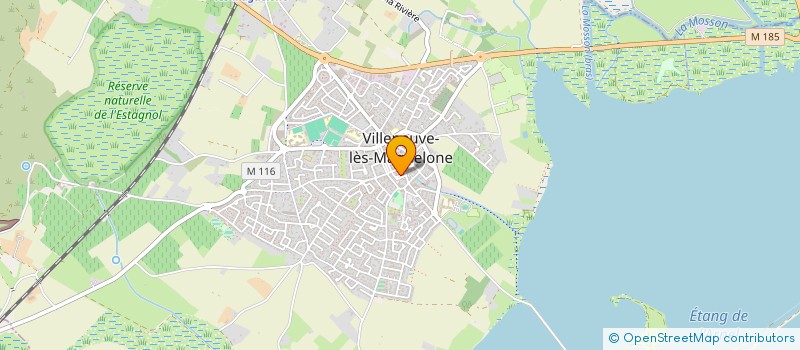 localisation de l'entreprise SCI DU PONT DES MOTTES  VILLENEUVE-LES-MAGUELONE