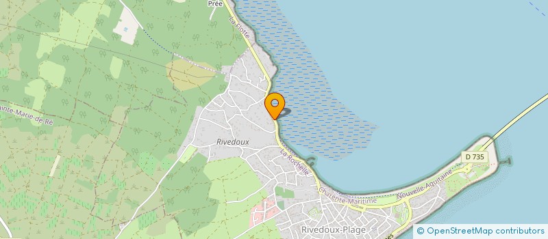 localisation de l'entreprise SCI DU PONT DES SALINES  RIVEDOUX-PLAGE