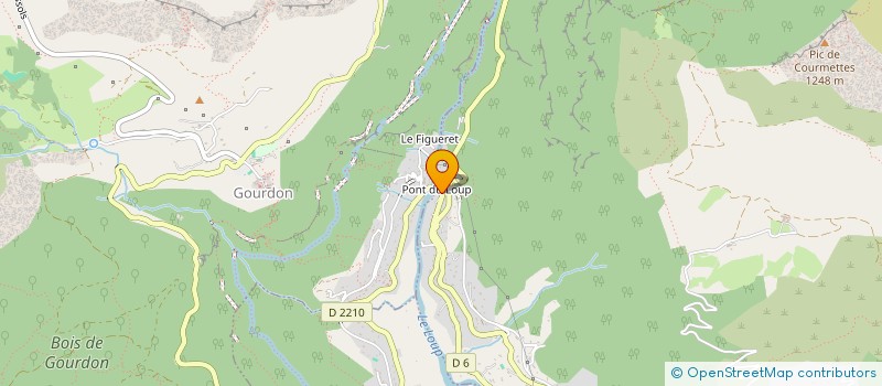 localisation de l'entreprise SCI DU PONT DU LOUP à TOURRETTES-SUR-LOUP