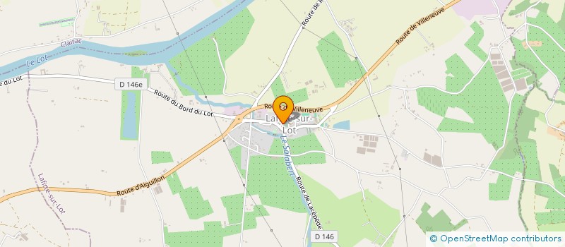 localisation de l'entreprise SCI DU PONT DU MENUISIER à LAFITTE-SUR-LOT