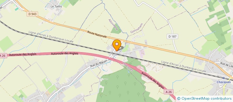 localisation de l'entreprise SCI DU PONT DU REVEILLON  ALLOUAGNE