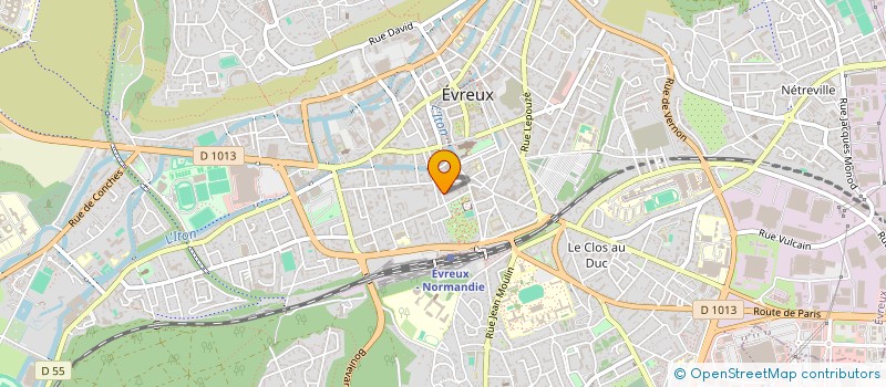 localisation de l'entreprise SCI DU PONT EIFFEL  EVREUX