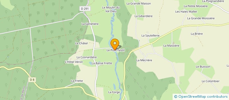 localisation de l'entreprise SCI DU PONT FESTIL à LONGNY LES VILLAGES