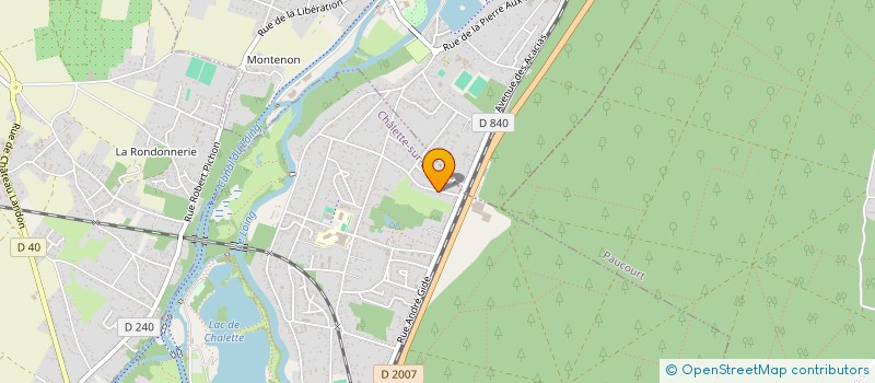localisation de l'entreprise SCI DU PONT GAILLARD à CHALETTE-SUR-LOING