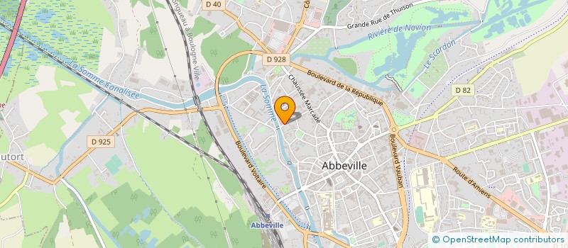 localisation de l'entreprise SCI DU PONT LEDIEN à ABBEVILLE
