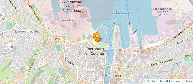 localisation de l'entreprise SCI DU PONT MARAIS à CHERBOURG-EN-COTENTIN