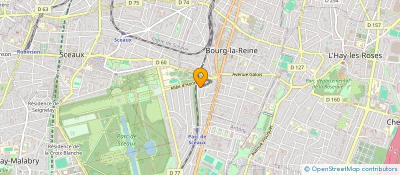 localisation de l'entreprise SCI DU PONT MERCAN à SCEAUX