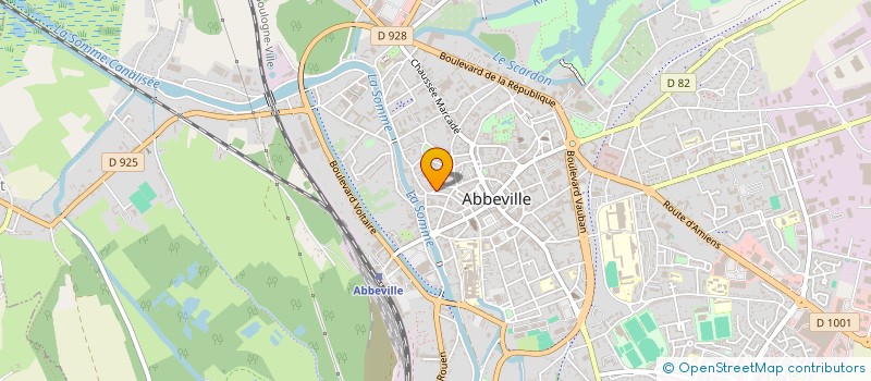 localisation de l'entreprise SCI DU PONT NEUF à ABBEVILLE