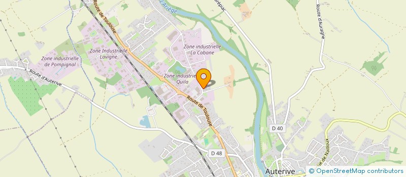 localisation de l'entreprise SCI DU PONT NEUF  AUTERIVE
