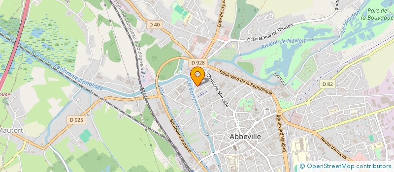 localisation de l'entreprise SCI DU PONT NEUF à ABBEVILLE
