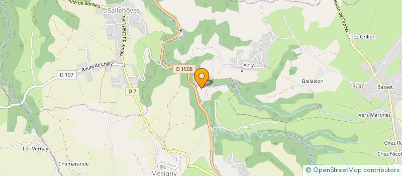 localisation de l'entreprise SCI DU PONT NOIR  CHOISY