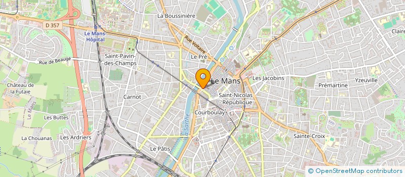 localisation de l'entreprise SCI DU PONT PERRIN  LE MANS