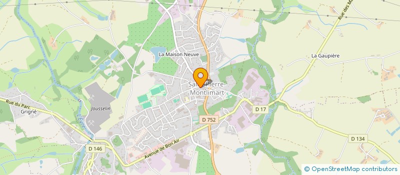 localisation de l'entreprise SCI DU PONT PIAU  BEAUPREAU-EN-MAUGES