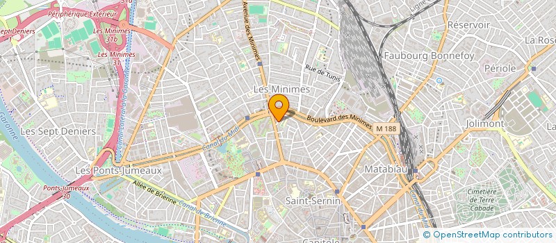localisation de l'entreprise SCI DU PONT ROUGE à TOULOUSE