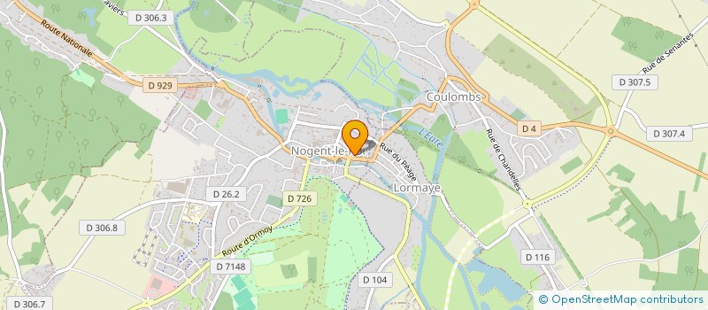 localisation de l'entreprise SCI DU PONT SAUGIS à NOGENT-LE-ROI