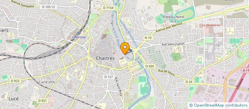 localisation de l'entreprise SCI DU PONT ST HILAIRE à CHARTRES