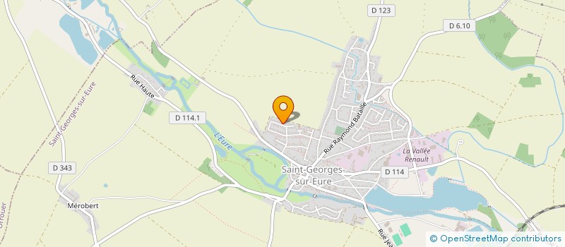 localisation de l'entreprise SCI DU PONT TRANCHEFETU à SAINT-GEORGES-SUR-EURE