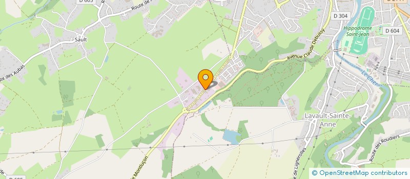 localisation de l'entreprise SCI DU PONT VERT à MONTLUCON