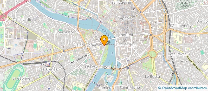 localisation de l'entreprise SCI DU PONT VIEUX à TOULOUSE