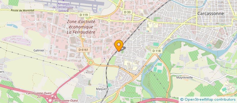 localisation de l'entreprise SCI DU PONT VIEUX N 48 à CARCASSONNE