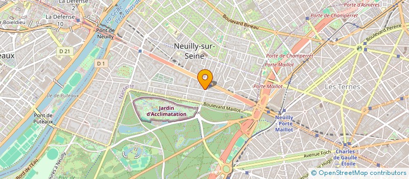 localisation de l'entreprise SCI DU PONTEL à NEUILLY-SUR-SEINE