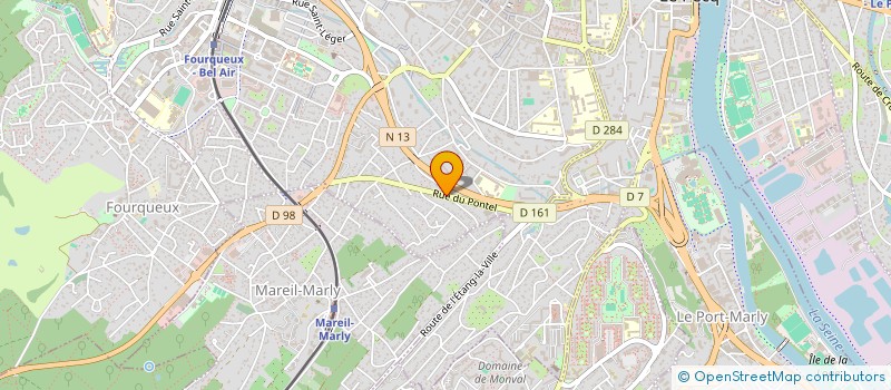 localisation de l'entreprise SCI DU PONTEL  SAINT-GERMAIN-EN-LAYE