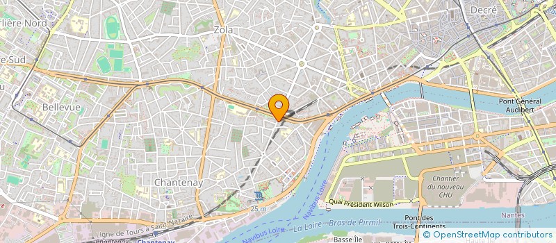 localisation de l'entreprise SCI DU PONTEREAU à NANTES