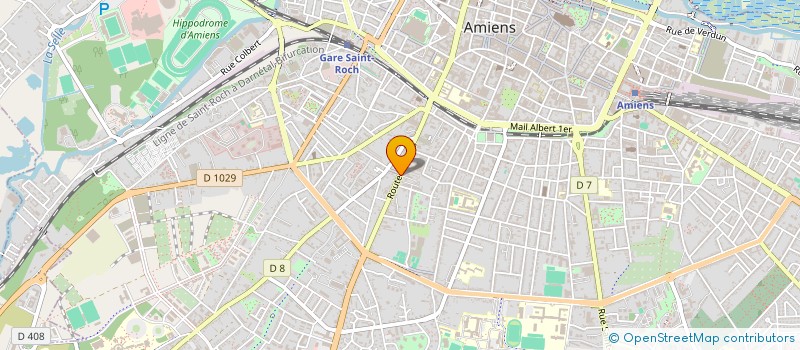 localisation de l'entreprise SCI DU PONTHIEU  AMIENS