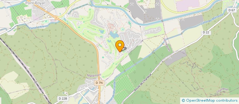 localisation de l'entreprise SCI DU PONTINANT  MALLEMORT